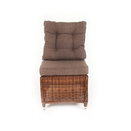 плетеный центральный модуль дивана