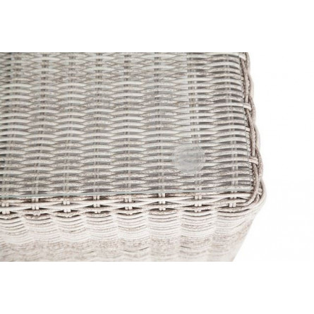 "Кон Панна" столик журнальный из искусственного ротанга, цвет бежевый