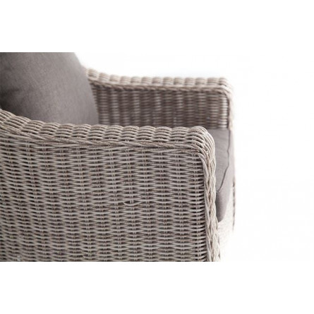 "Кон Панна" кресло из искусственного ротанга, цвет бежевый
