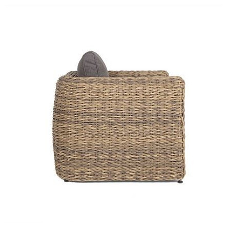 "Кальяри" кресло из искусственного ротанга (гиацинт), цвет соломенный