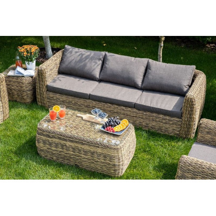 журнальный столик из искусственного ротанга (гиацинт)