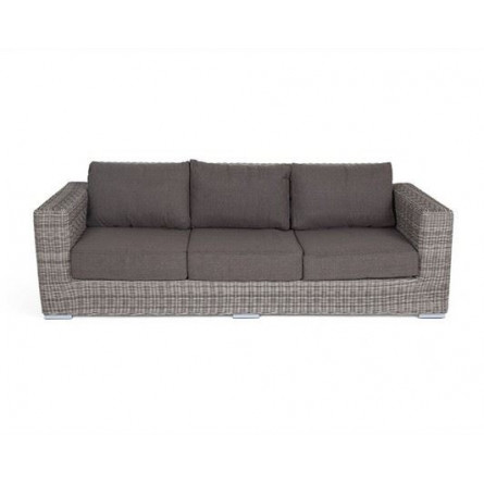 диван из искусственного ротанга трехместный