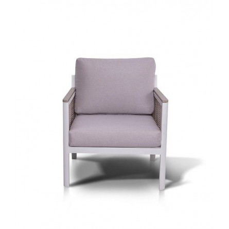 кресло плетеное из роупа садовое