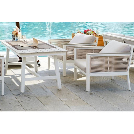 "Сан Ремо" кресло плетеное из роупа садовое