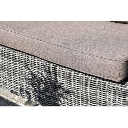 "Гляссе" лаунж-зона из искусственного ротанга, цвет графит