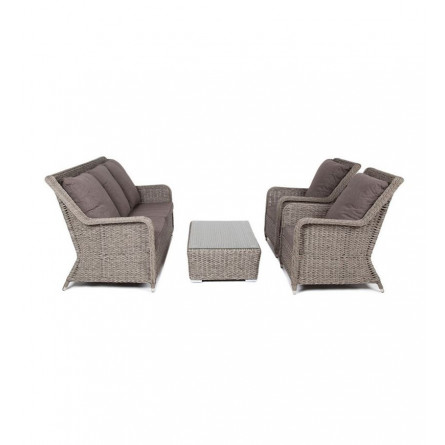 лаунж-зона из искусственного ротанга (гиацинт)