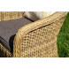 "Равенна" лаунж-зона из искусственного ротанга, цвет соломенный "Равенна" лаунж-зона из искусственного ротанга, цвет соломенный