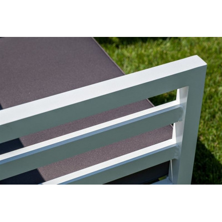 "Глория" модуль диванный правый, каркас из алюминия