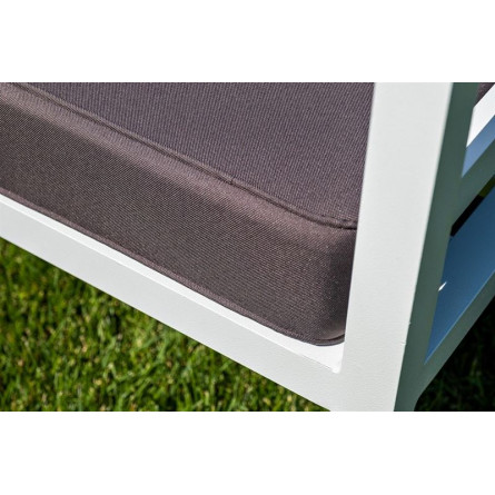 "Глория" модуль диванный правый, каркас из алюминия