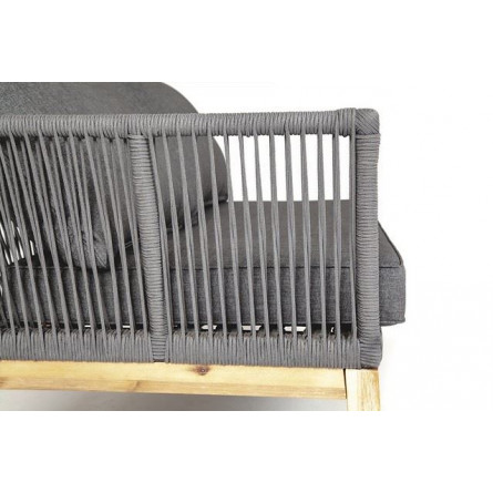 "Барселона" модуль диванный плетеный из роупа боковой правый