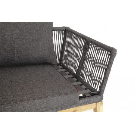 "Барселона" модуль диванный плетеный из роупа боковой левый