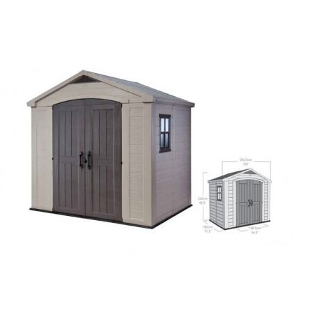 Сарай пластиковый Factor 8*6