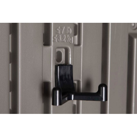 Сарай пластиковый WoodLook 15*8 DD