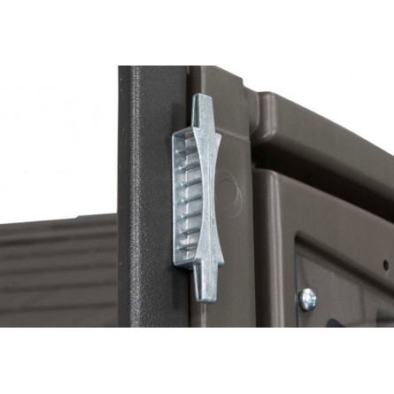 Сарай пластиковый WoodLook 15*8 DD