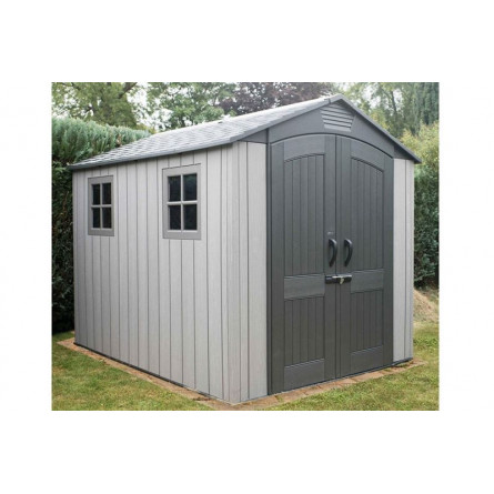 Сарай пластиковый WoodLook 7*9.5