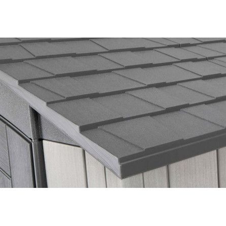 Сарай пластиковый WoodLook 7*9.5