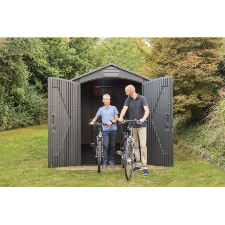 Сарай пластиковый WoodLook 7*12