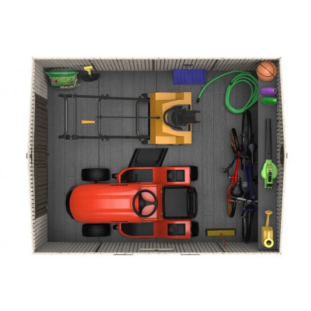 Сарай пластиковый WoodLook 8*10