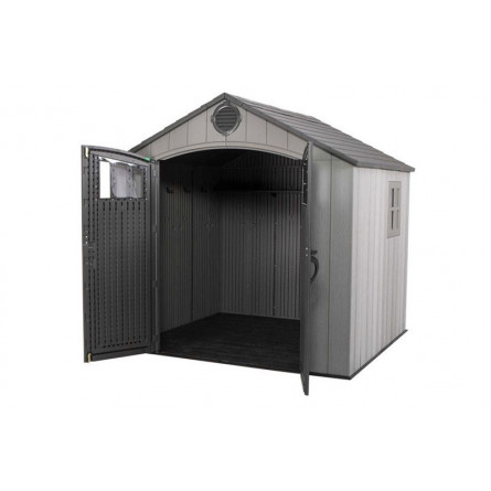 Сарай пластиковый WoodLook 8*7.5