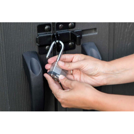 Сарай пластиковый WoodLook 8*7.5