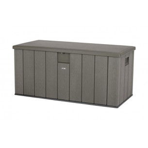 Сундук пластиковый WoodLook, 570 л, серый