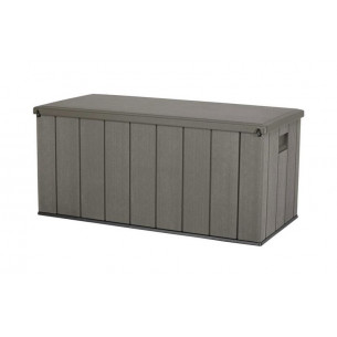Сундук пластиковый WoodLook, 570 л, серый
