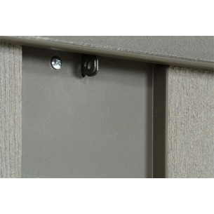 Сундук пластиковый WoodLook, 570 л, серый