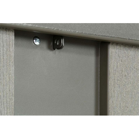 Сундук пластиковый WoodLook, 570 л, серый