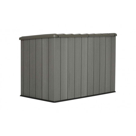 Ящик пластиковый WoodLook, 2100 л, серый