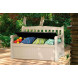 Сундук-лавочка "EDEN", 265 л, бежевый-коричневый Сундук-лавочка "EDEN", 265 л, бежевый-коричневый