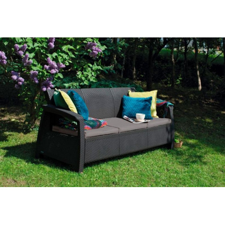 Комплект мебели Corfu Russia Love Seat Max (3х мест.диван), коричневый