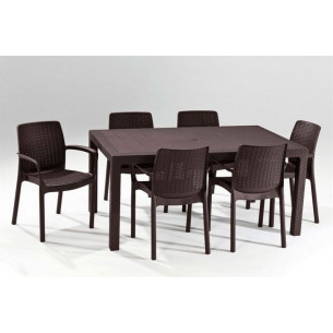 Стол Melody, коричневый