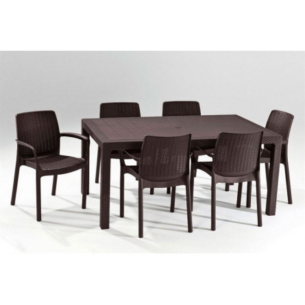 Стол Melody, коричневый