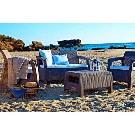 Комплект мебели Corfu Russia Set, коричневый