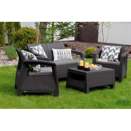 Комплект мебели Corfu Russia Set, графит