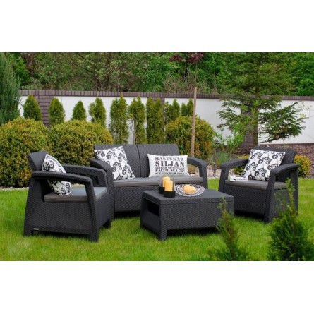 Комплект мебели Corfu Russia Set, графит