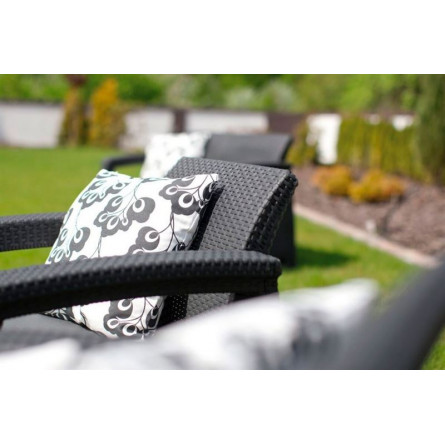 Комплект мебели Corfu Russia Weekend Set (Balcony), графит