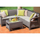 Комплект мебели Corfu Relax Set, капучино Комплект мебели Corfu Relax Set, капучино