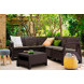 Комплект мебели Corfu Relax Set, коричневый Комплект мебели Corfu Relax Set, коричневый