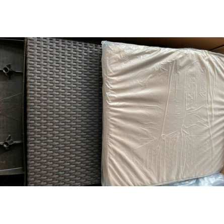 Комплект мебели Corfu Triple Set, коричневый