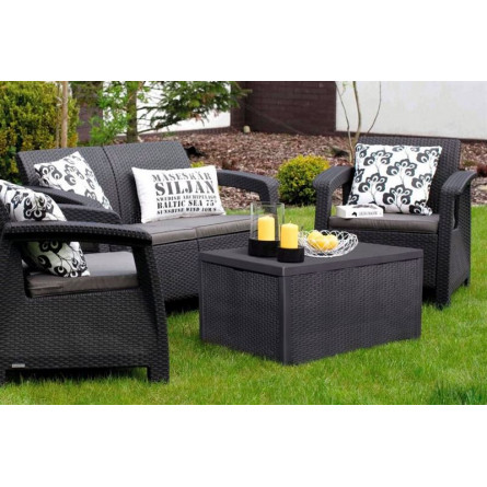 Комплект мебели Corfu Box Set, серый