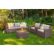 Комплект мебели California 3 Seater Set, капучино Комплект мебели California 3 Seater Set, капучино