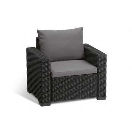 Комплект мебели California 3 Seater Set, серый