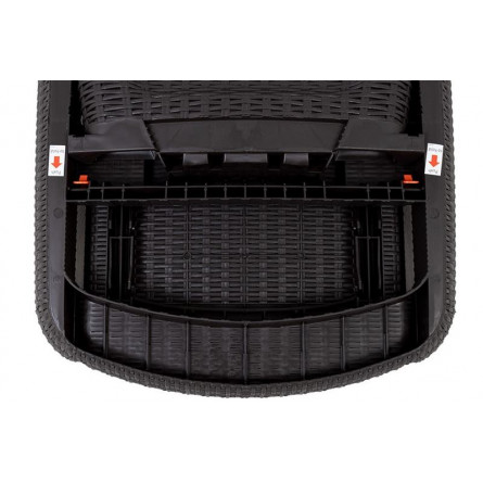 Шезлонг Pacific, серый