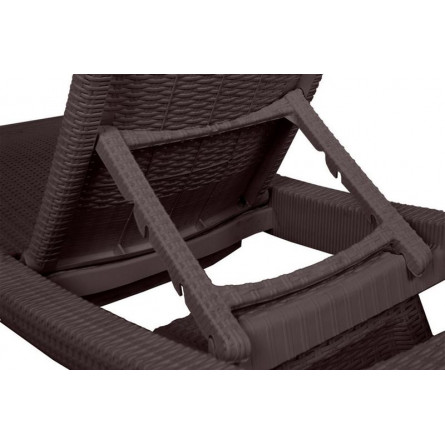 Шезлонг Pacific, коричневый