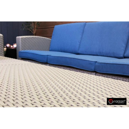 Комплект мебели Rattan Premium Corner, серый