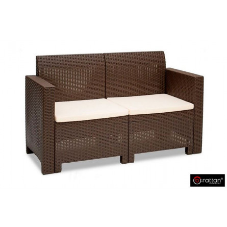 Комплект мебели NEBRASKA 2 Set (диван, 2 кресла и стол), венге