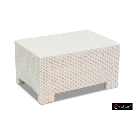 Комплект мебели NEBRASKA TERRACE Set (стол, 2 кресла), белый