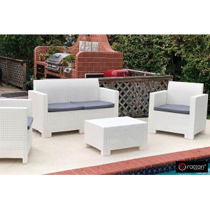 Комплект мебели NEBRASKA SOFA 2 (2х местный диван), белый