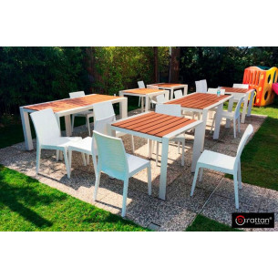 Стул B:rattan VIRGINIA без подлокотников, белый